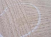 Tape trace on door surface